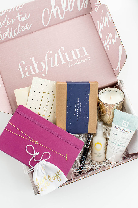 birchbox:02five beauty products packaged in the prettie