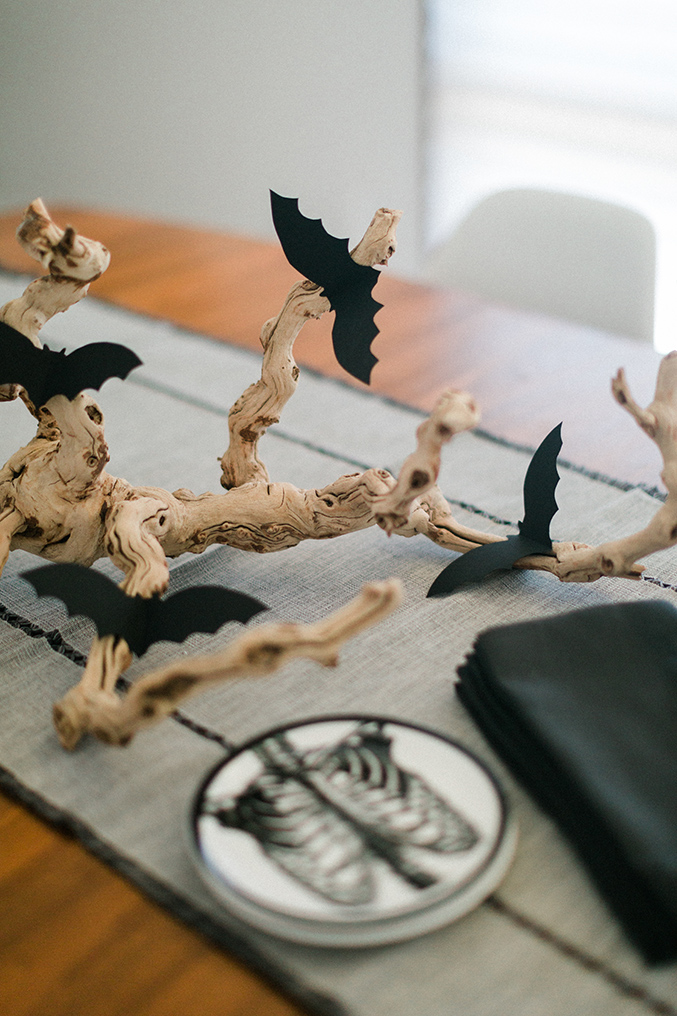 Diy Bat Branch Halloween Centerpiece D Cor Dream Green Diy