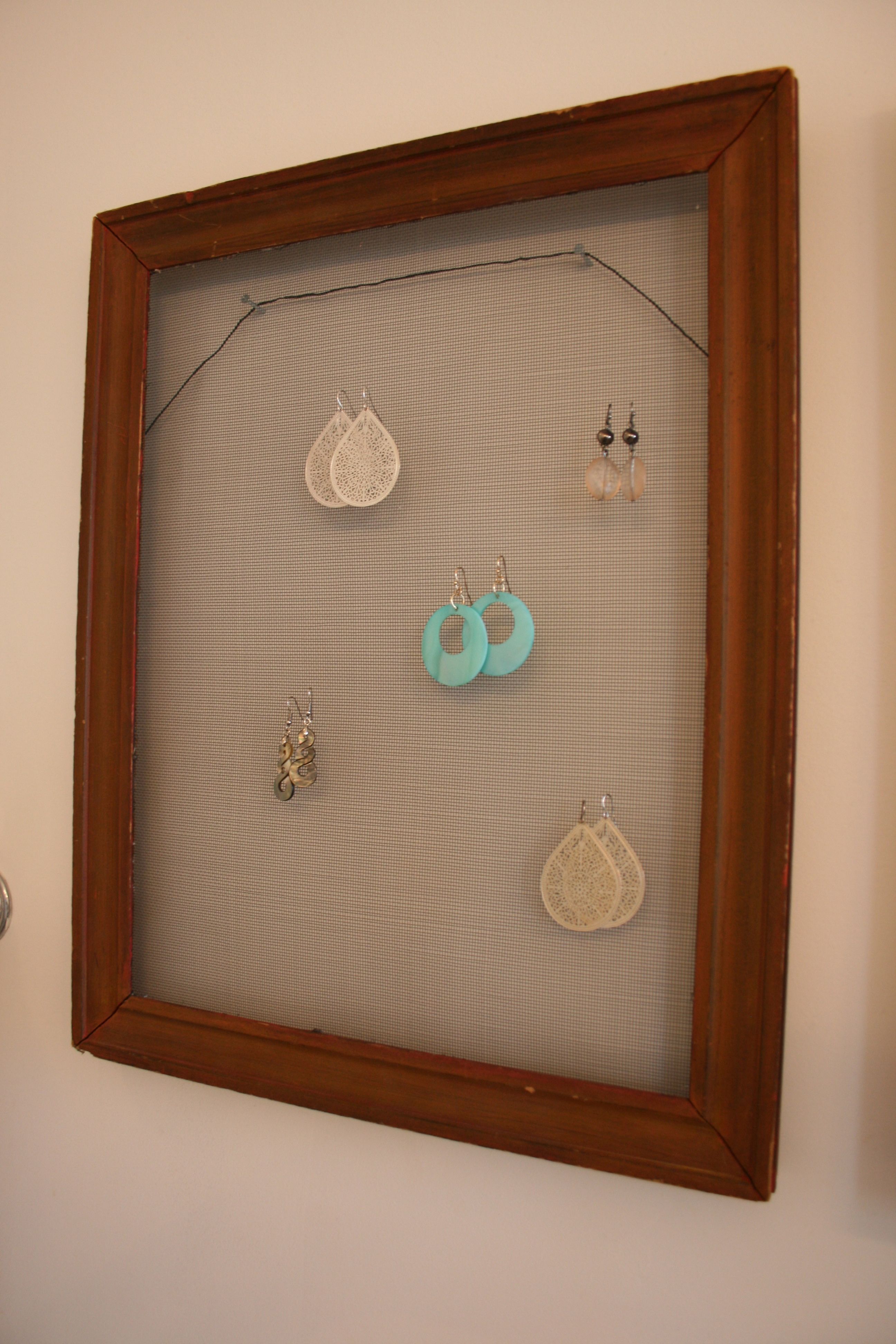 Earring Holder Picture Frame!