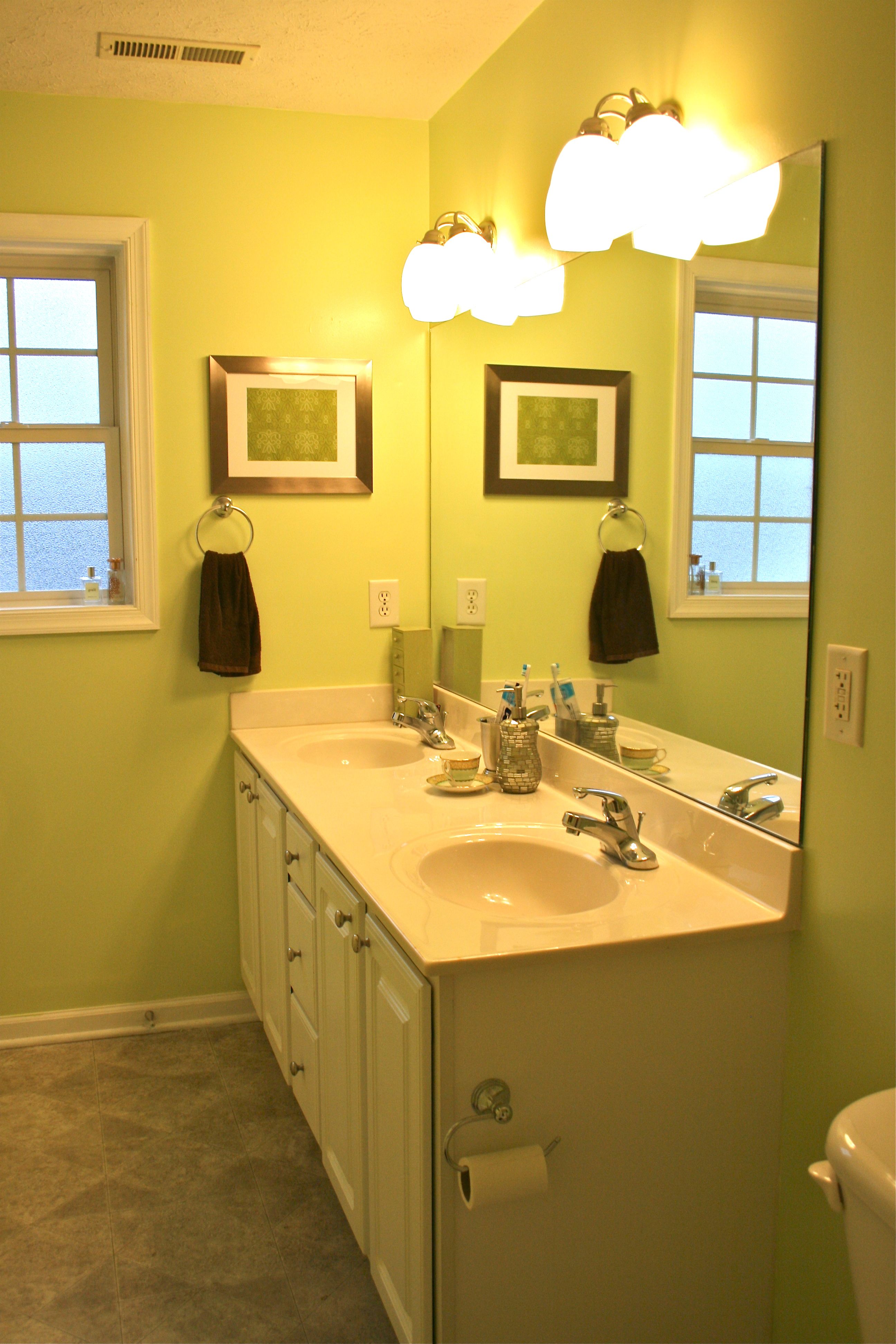 Painting A Bathroom Vanity (Again) - Dream Green DIY