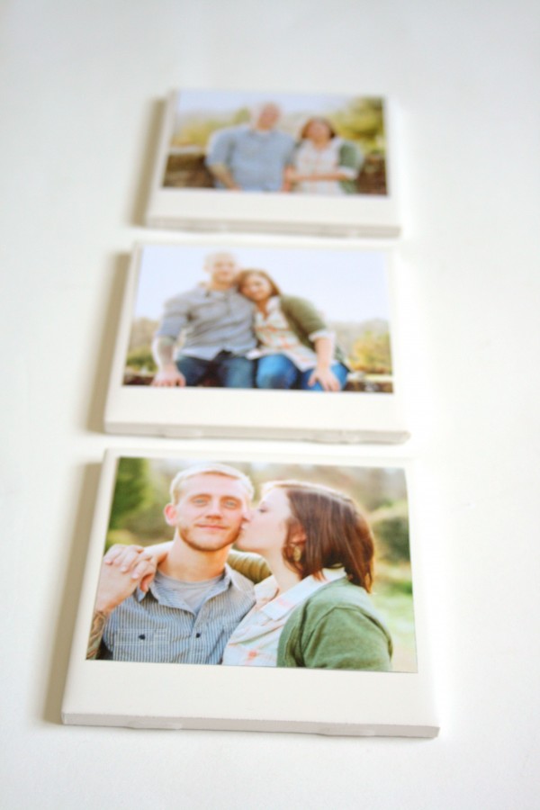 DIY Polaroid Coasters Dream Green DIY