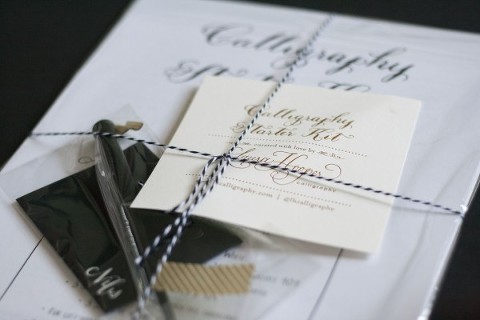 Laura Hooper Calligraphy // Starter Kit - Dream Green DIY