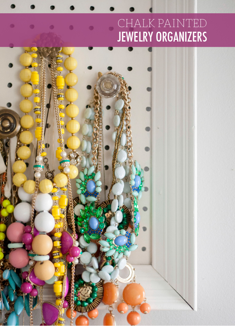 Chalk Painted Jewelry Organizers Dream Green DIY