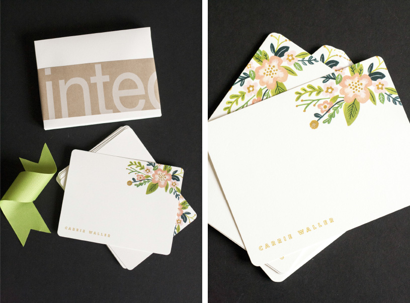 My Custom Minted Stationary Dream Green DIY