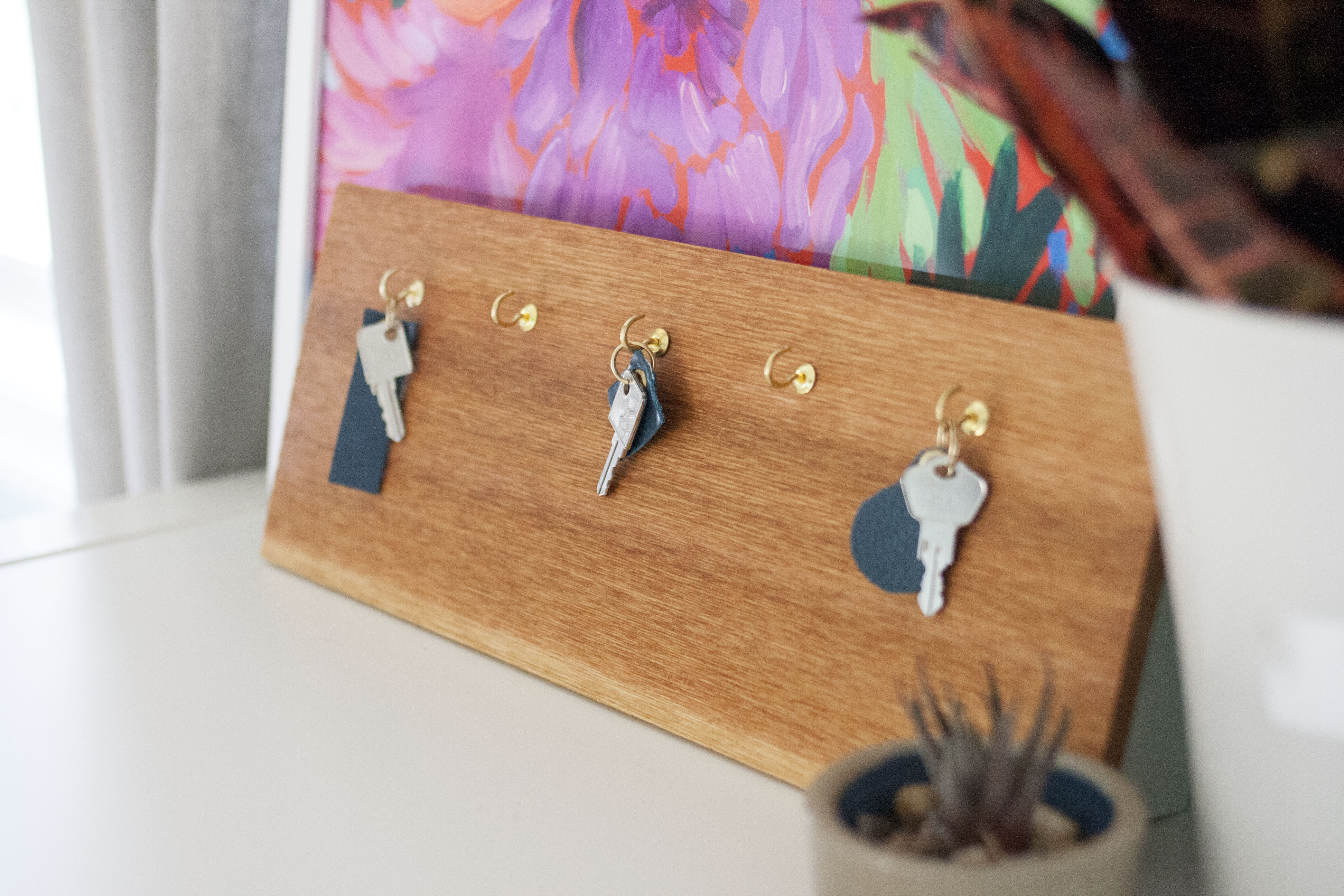 DIY Key Rack (And a Laura Dro Designs Giveaway!) - Dream Green DIY