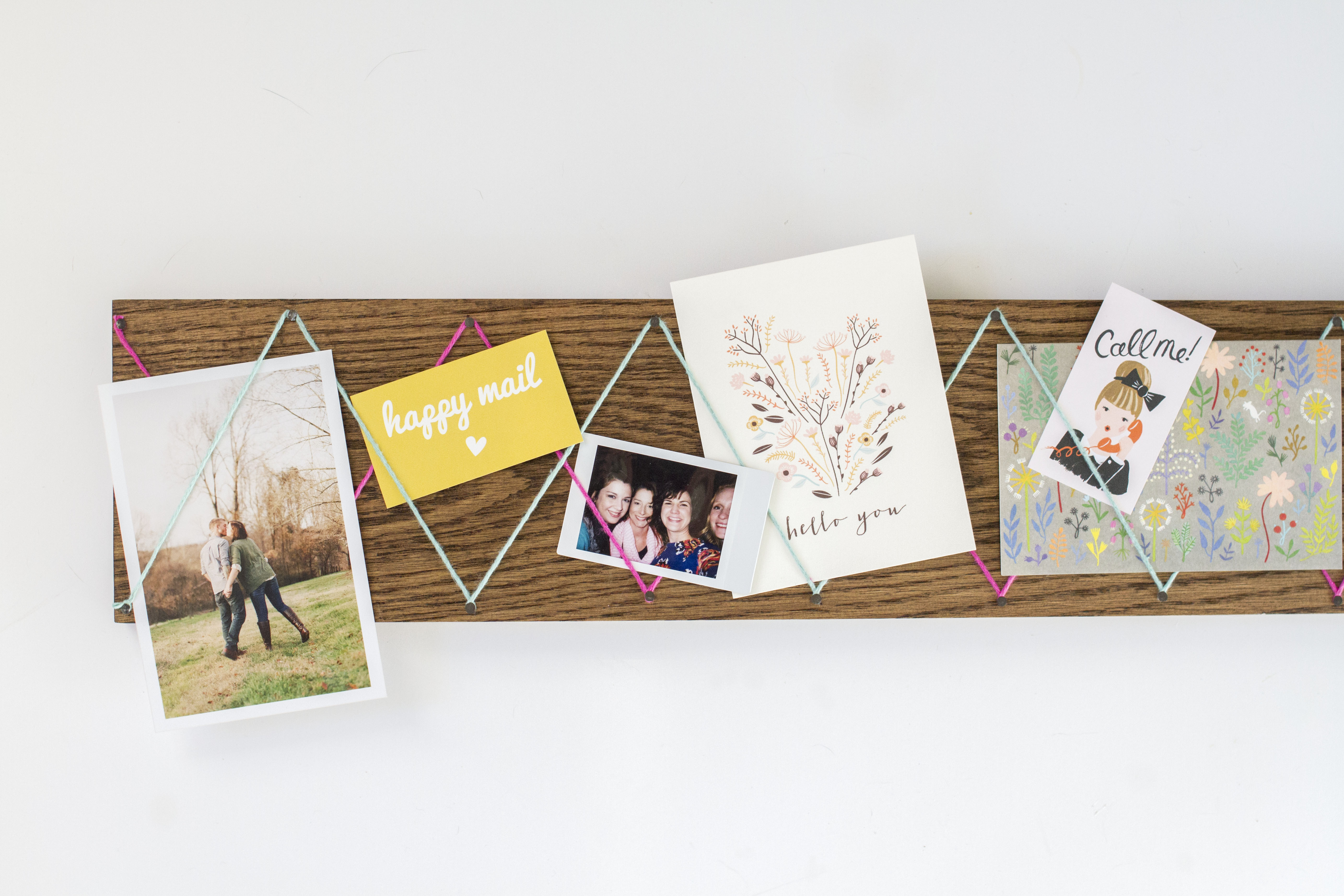 DIY Yarn Mail Keeper Dream Green DIY