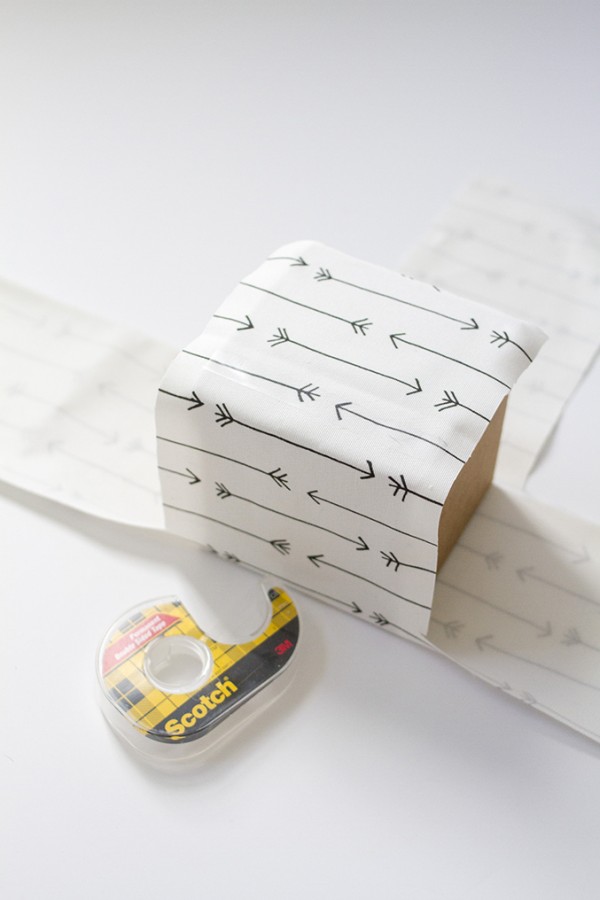 Holiday Paper Wrap Up 8 // Fabric Wrapping Dream Green DIY