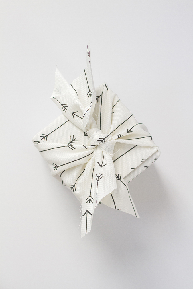 Holiday Paper Wrap Up 8 // Fabric Wrapping Dream Green DIY