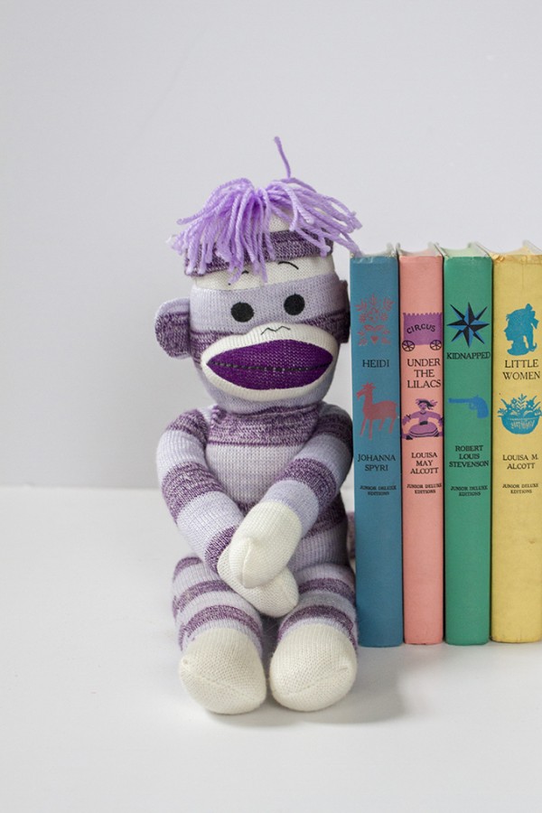 DIY Stuffed Animal Bookend Dream Green DIY