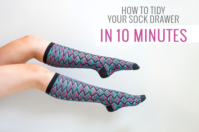 How To Tidy Your Sock Drawer In 10 Minutes