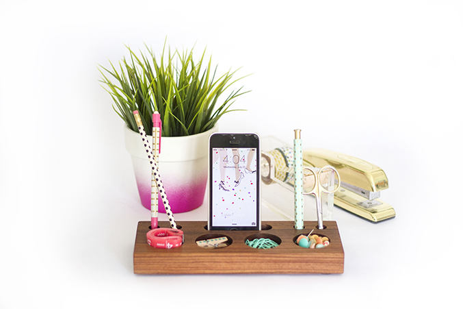 How To Make Your Own Diy Wooden Desk Caddy