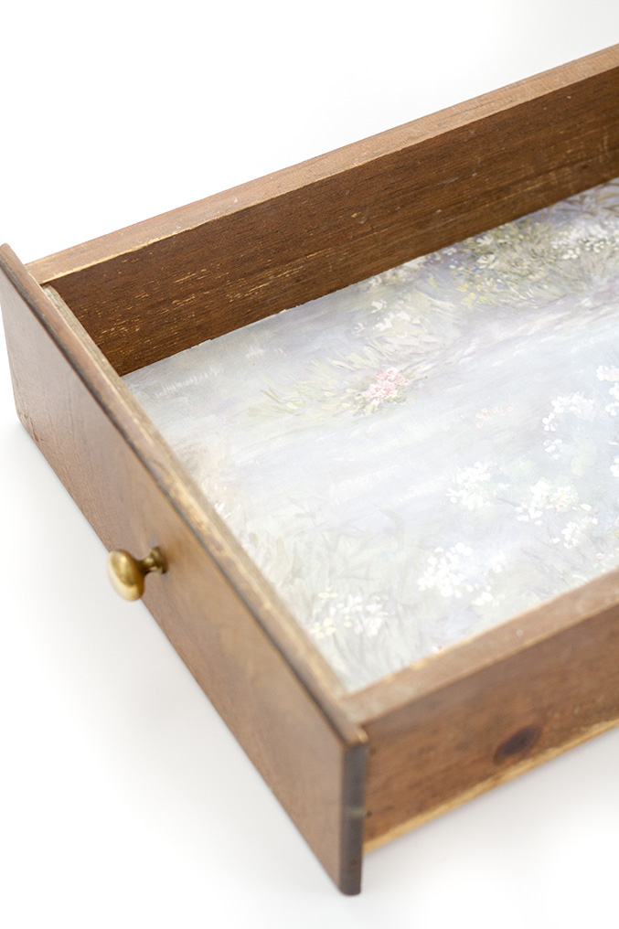 How To Turn Wallpaper Scraps Into Drawer Liners Dream Green DIY