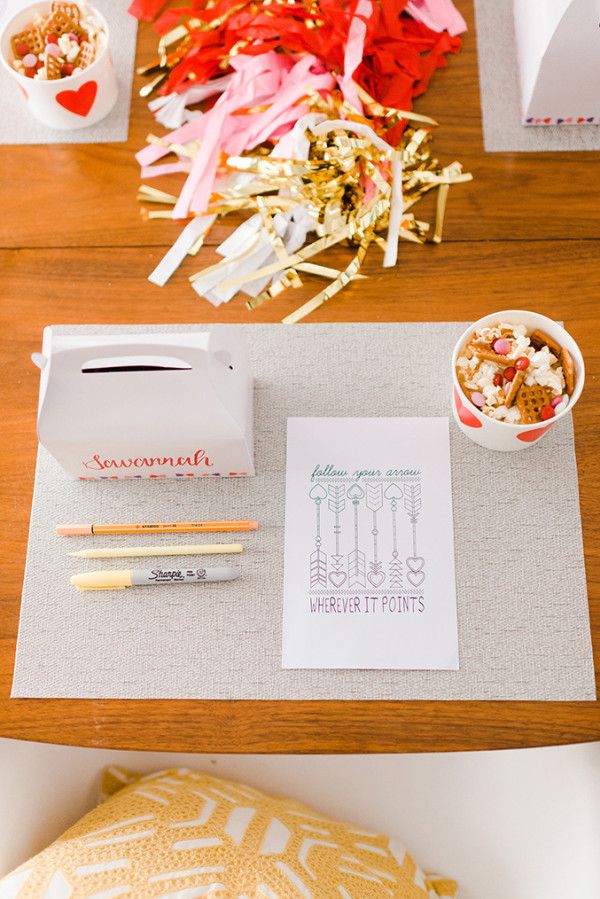 How To Host A Valentine's Day Coloring Party - Dream Green DIY