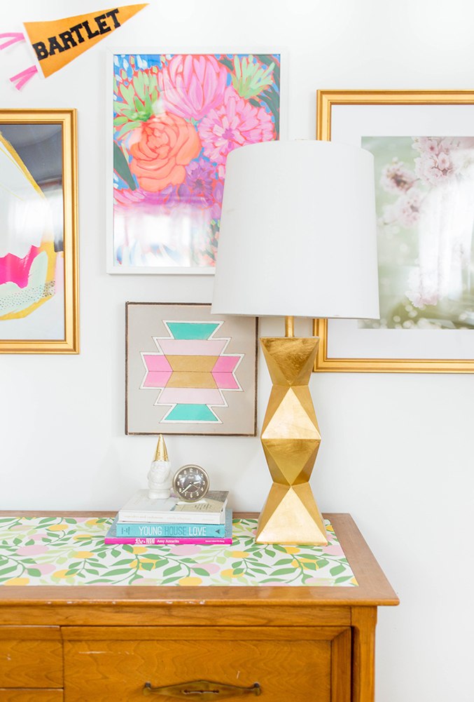 DIY WallpaperEmbellished Dresser Dream Green DIY