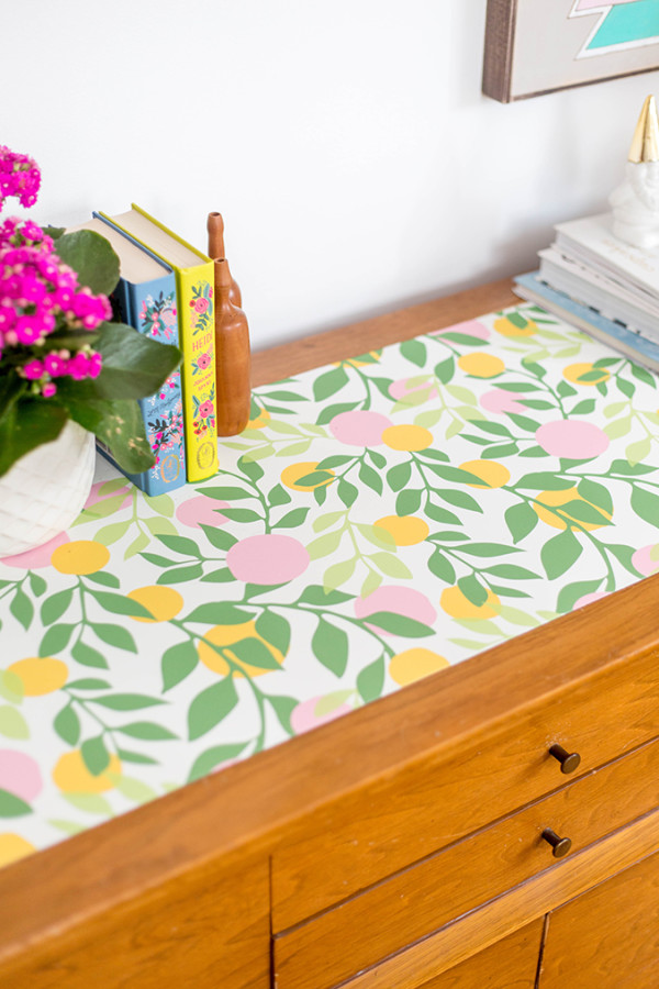 DIY WallpaperEmbellished Dresser Dream Green DIY