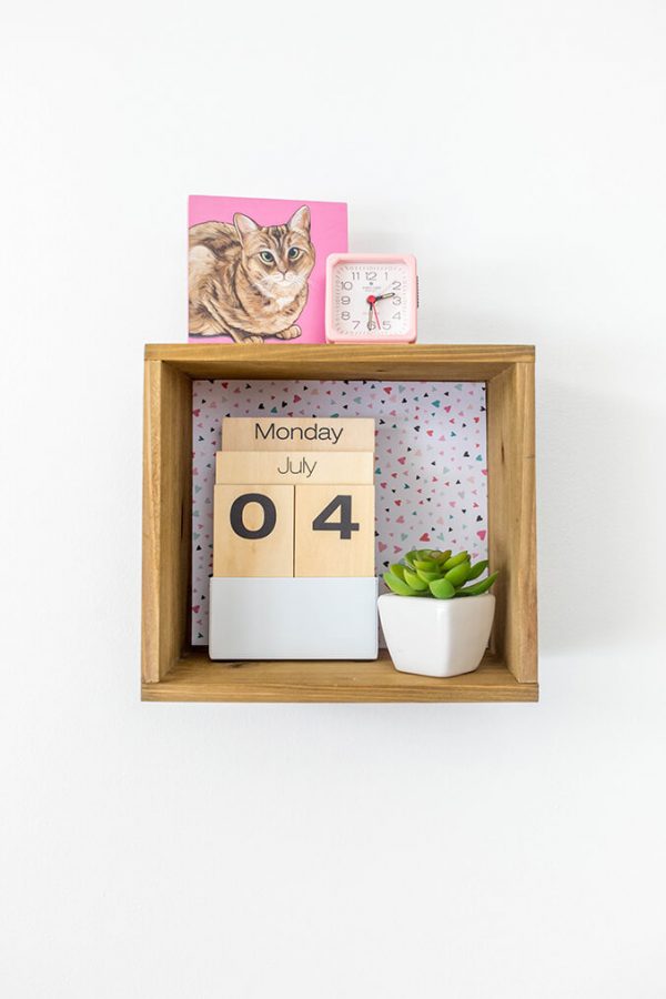 DIY Wooden Box Wall Shelf + My New Favorite Power Tool Dream Green DIY