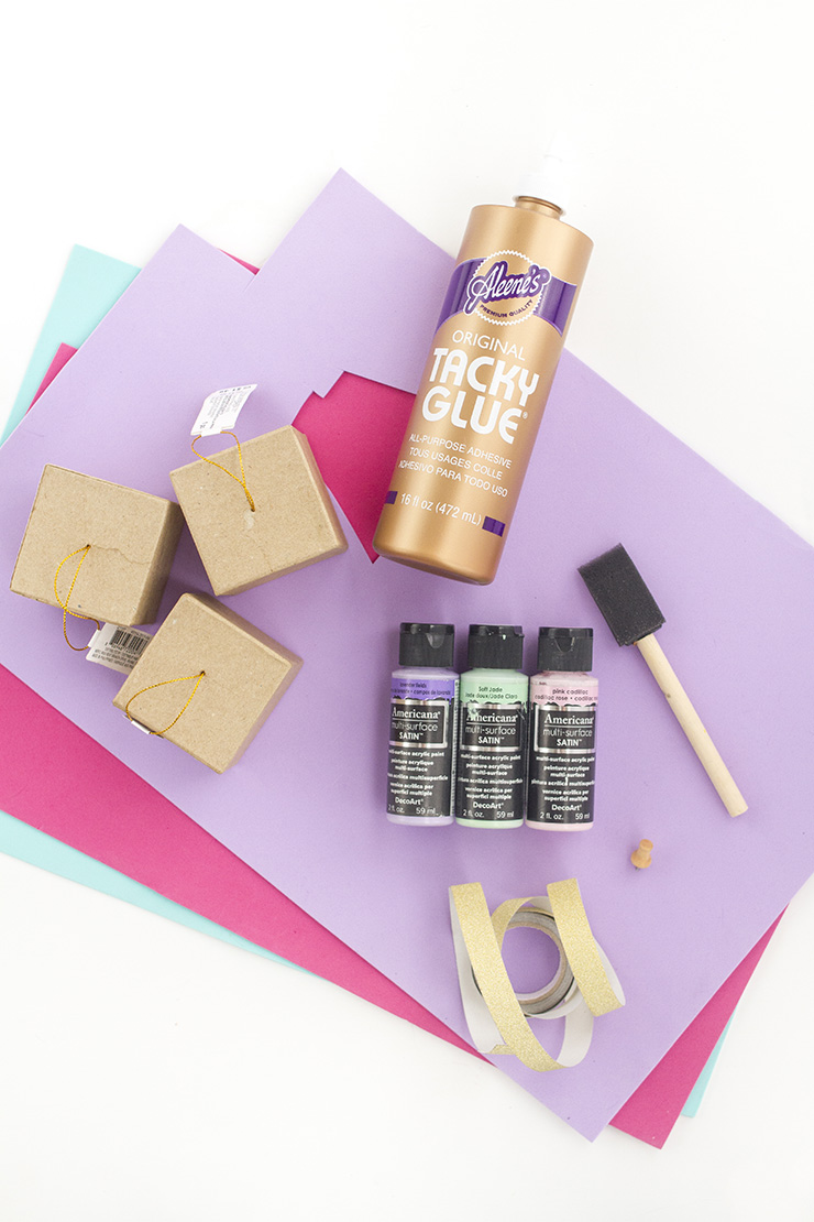 How To Make DIY Gift Box Ornaments Dream Green DIY