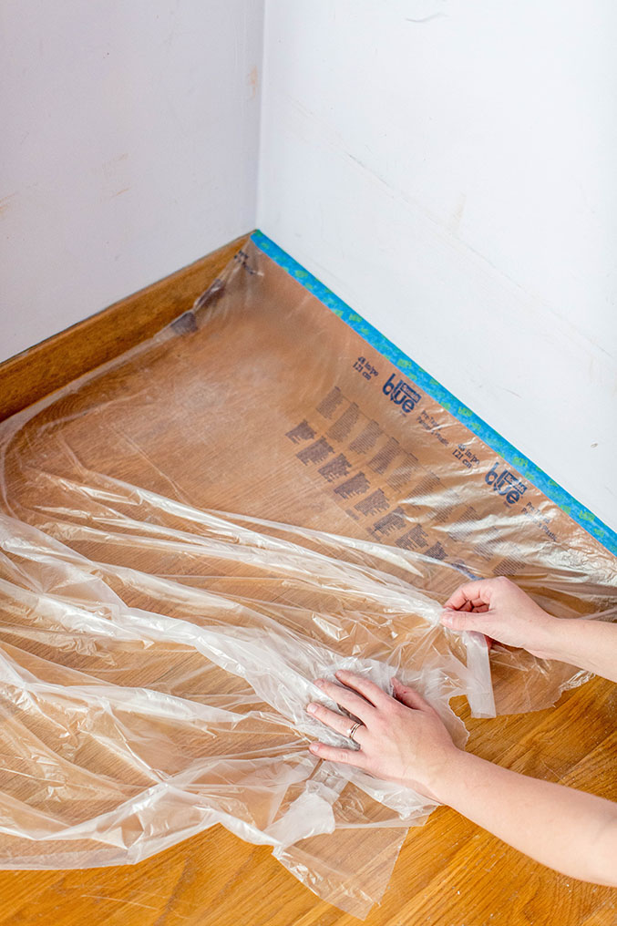 How To Properly Paint A Tight Space (Like A Closet!) - Dream Green DIY