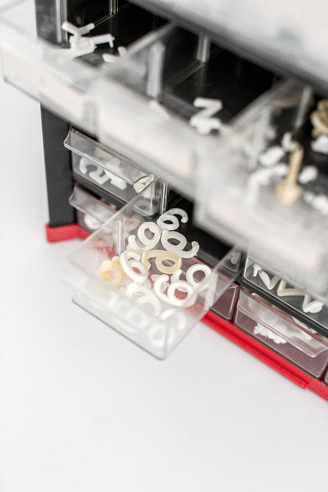 Thrift Store Score Letter Board Letters Organizer Dream Green DIY