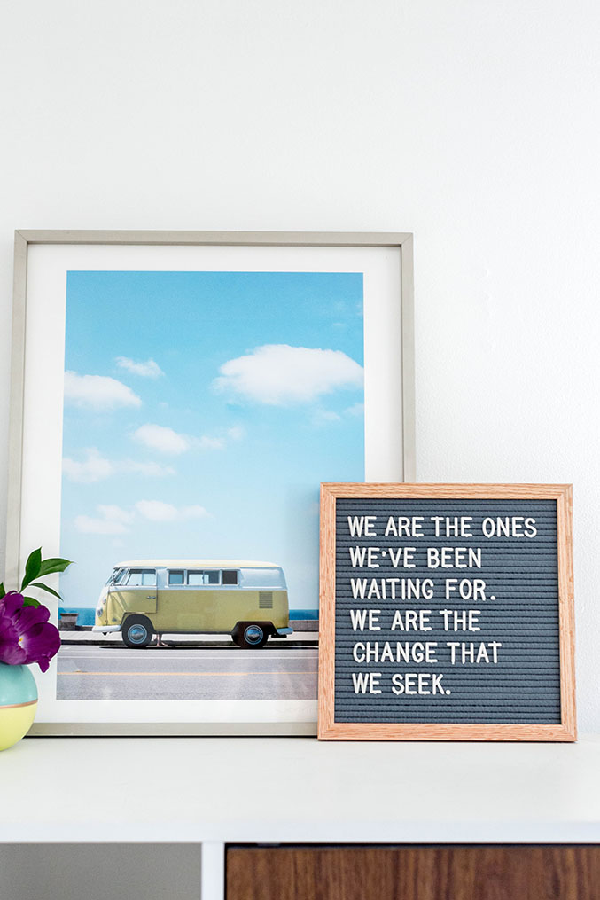 Thrift Store Score Letter Board Letters Organizer Dream Green DIY