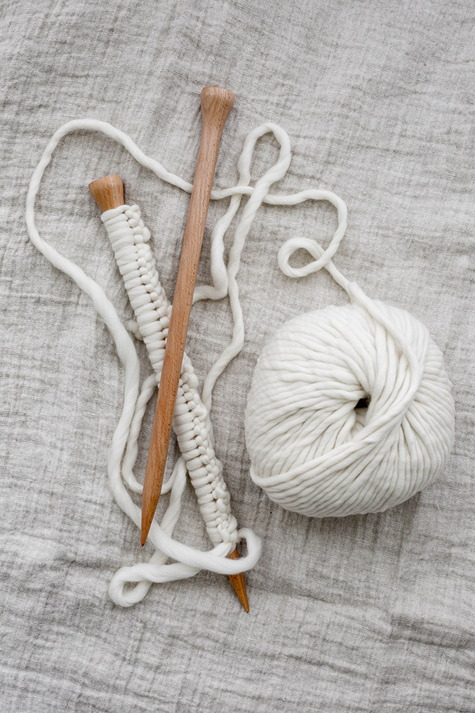 How To Knit Your Own Blanket (For Beginners!) Dream Green DIY