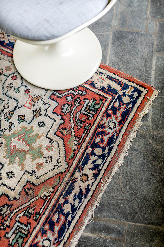 Thrift Store Score 20 Oriental Rug Dream Green DIY