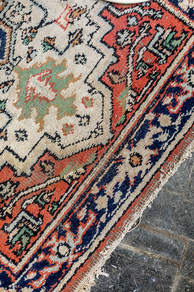 Thrift Store Score 20 Oriental Rug Dream Green DIY