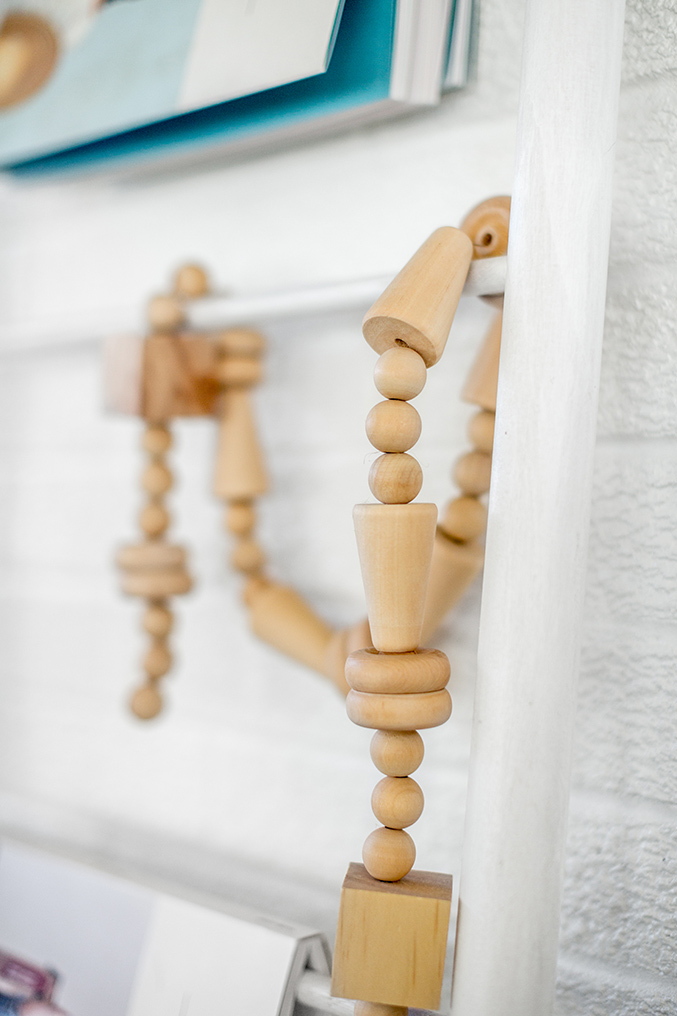 DIY Decorative Wooden Bead Strand Dream Green DIY