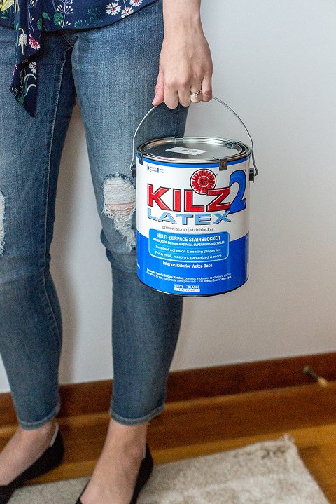 DIY Faux Mid-Century Paneling Using Paint - Dream Green DIY