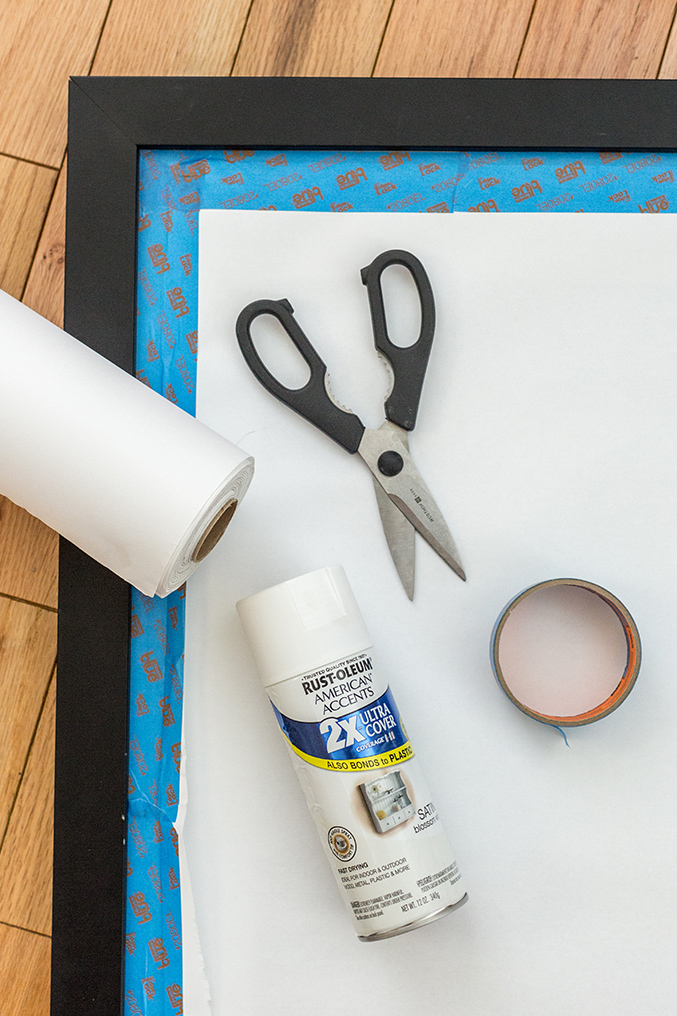 How To Paint A Large Scale Frame Dream Green DIY