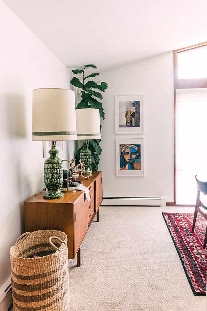 Painting A Moody Dark Green Feature Wall - Dream Green DIY