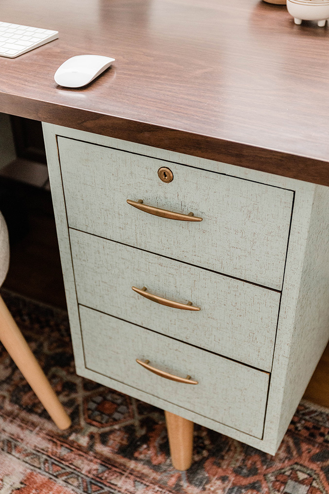 Photo inspiration: My Color Blocked Home Office Tour Photo Inspiration