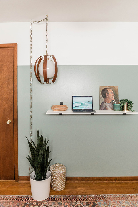 Curated visual reference: Gallery Detail: My Color Blocked Home Office Tour