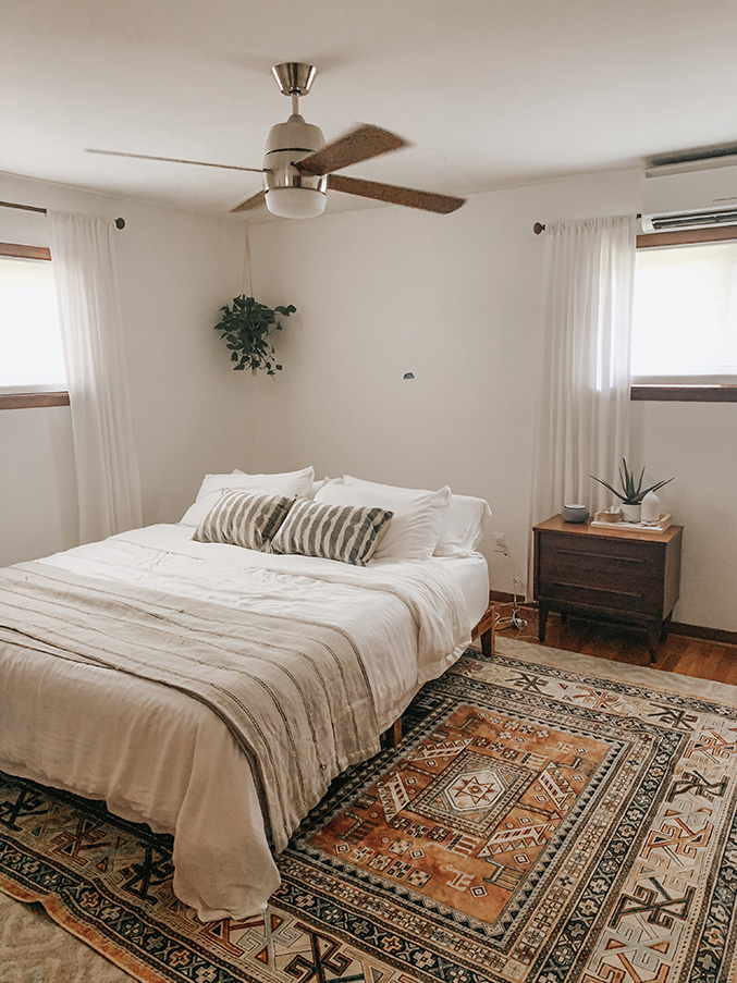 DIY Painted Arch Headboard Dream Green DIY