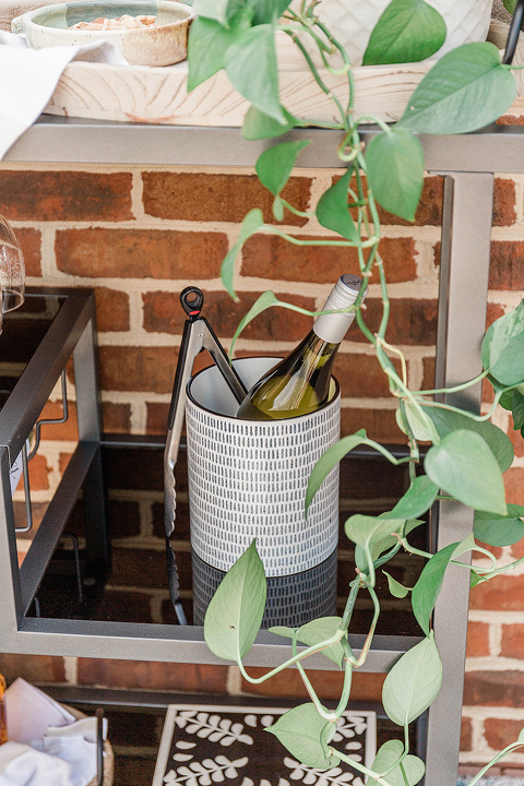 Outdoor Bar Cart Styling With AllModern - Dream Green DIY