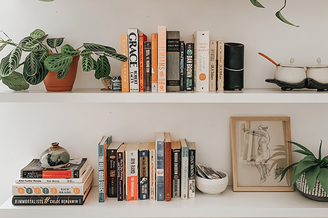 Diy Stacked Floating Book Shelves, Are Floating Shelves Good For Books