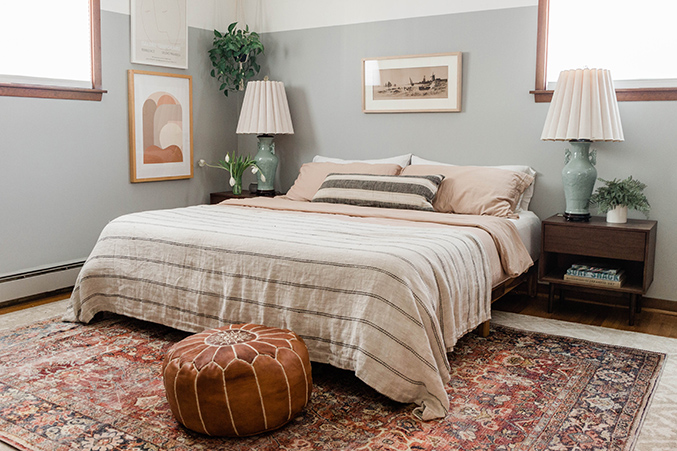Fresh And Functional Bedroom Paint Makeover - Dream Green DIY