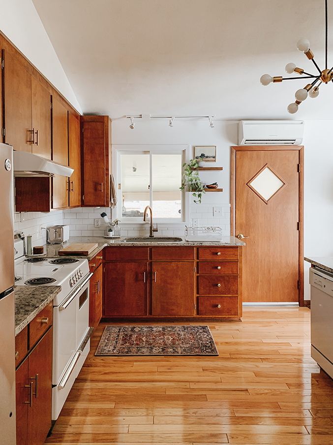 Painting Our Kitchen Window Trim White Dream Green DIY