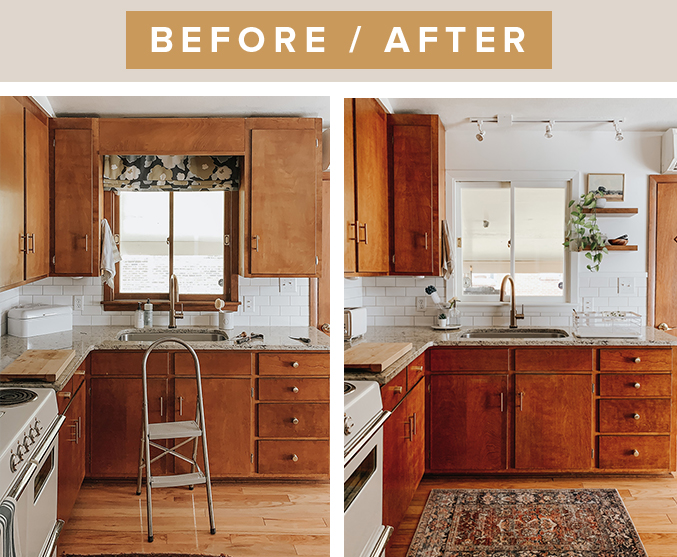 Painting Our Kitchen Window Trim White - Dream Green DIY