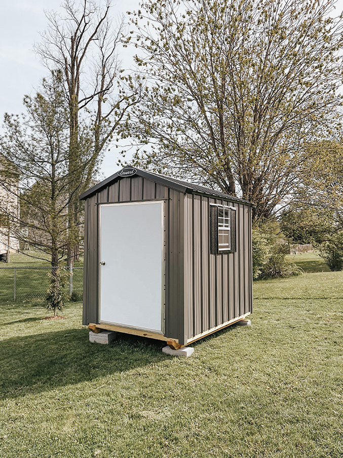 7 Ways to Upgrade a Plain Metal Shed - Dream Green DIY