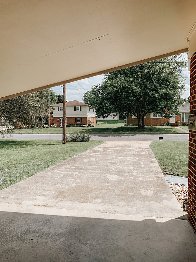 Our Concrete Driveway Makeover Dream Green DIY