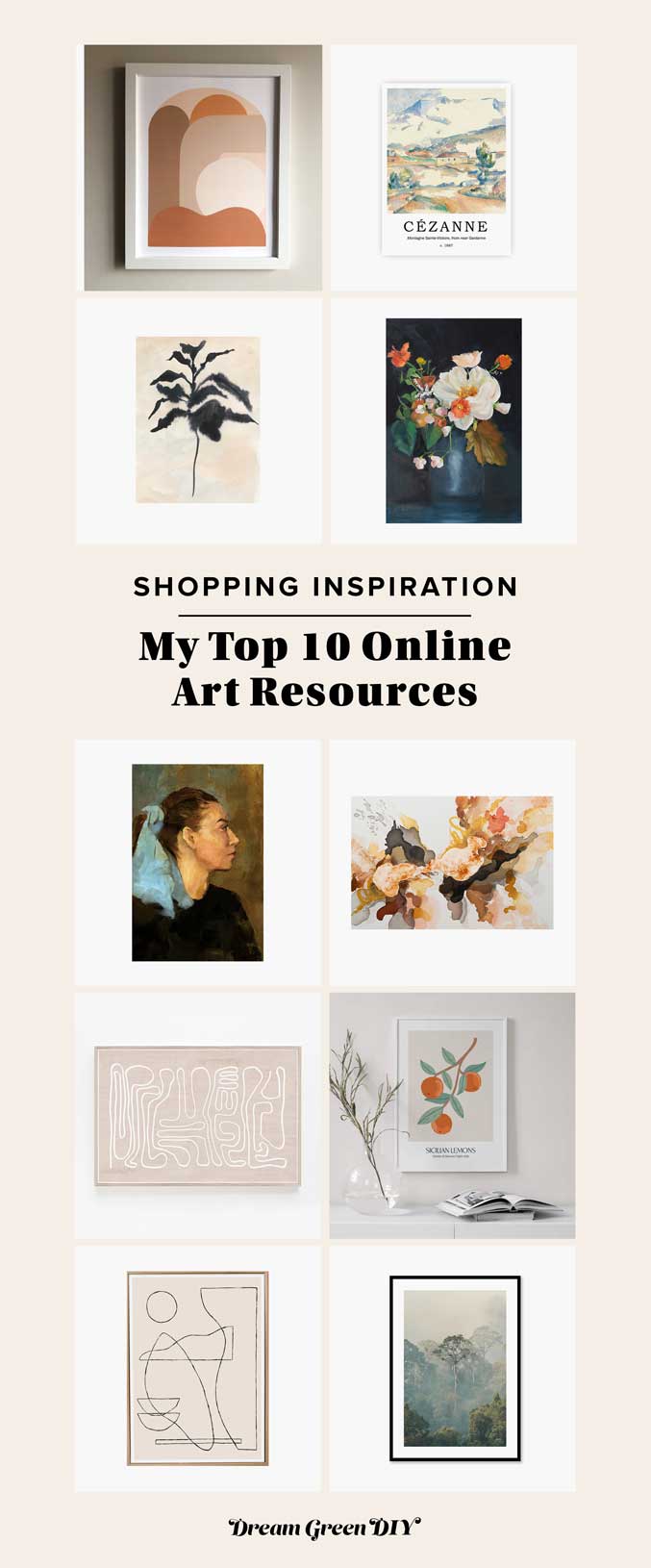 My Top 10 Online Art Resources - Dream Green DIY