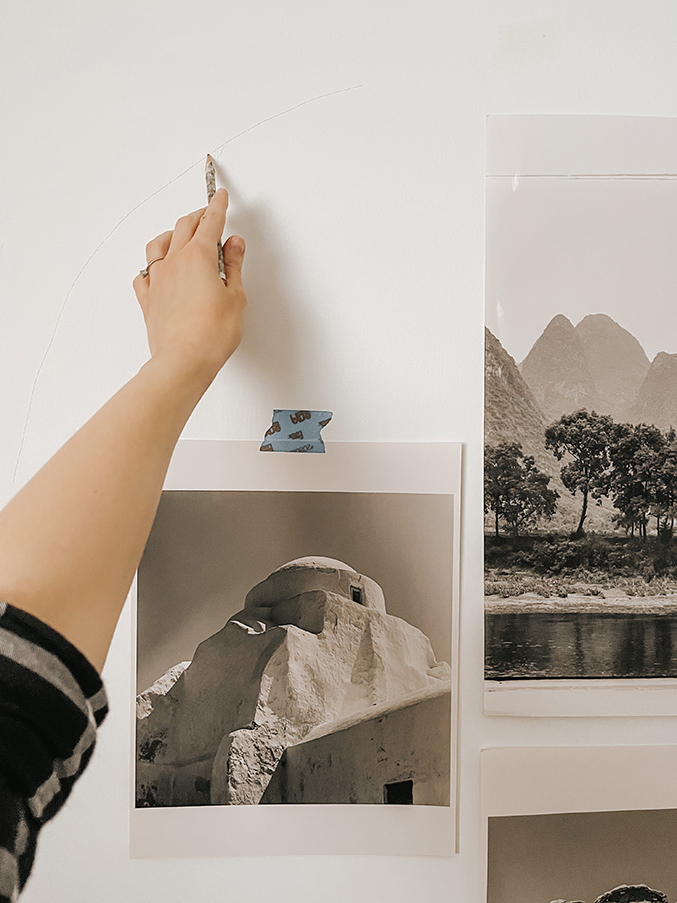 DIY Paint Art Gallery Wall Dream Green DIY