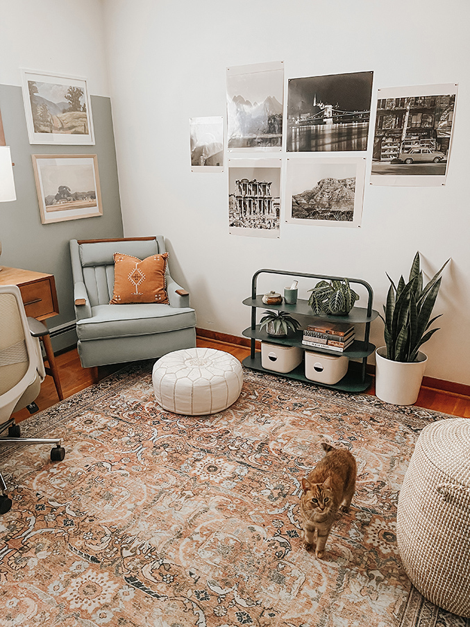 DIY Paint Art Gallery Wall Dream Green DIY