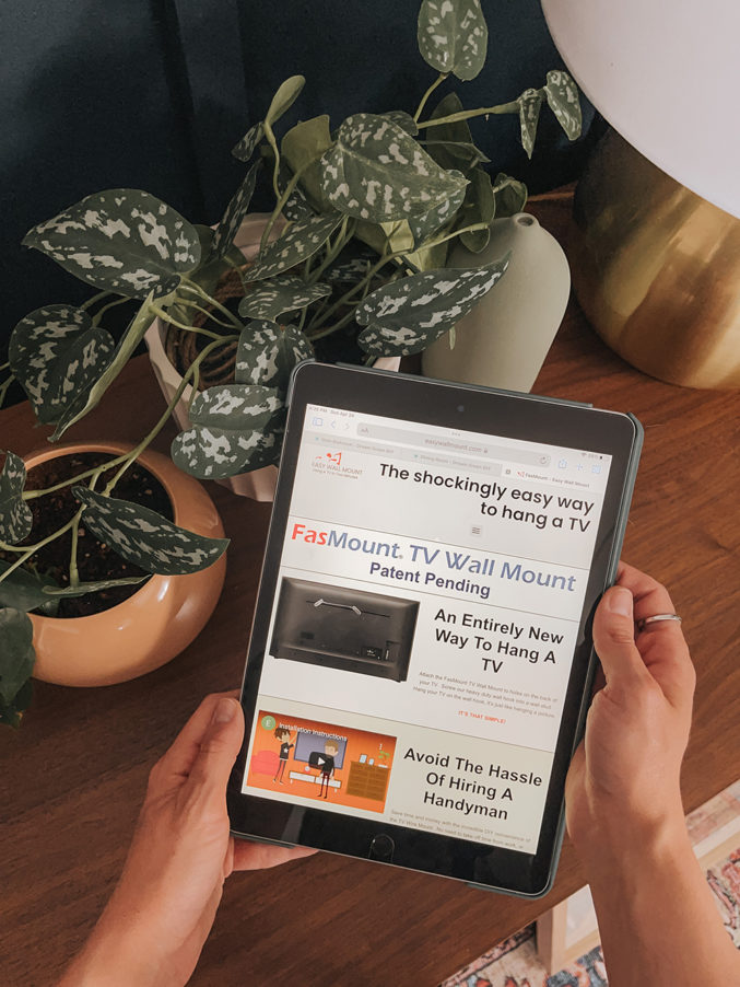 How To Hang A TV Like Framed Art Dream Green DIY