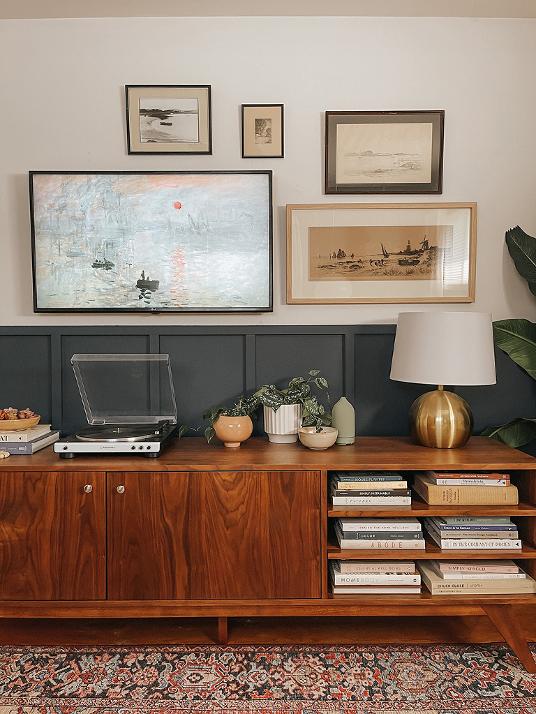 How To Hang A TV Like Framed Art Dream Green DIY