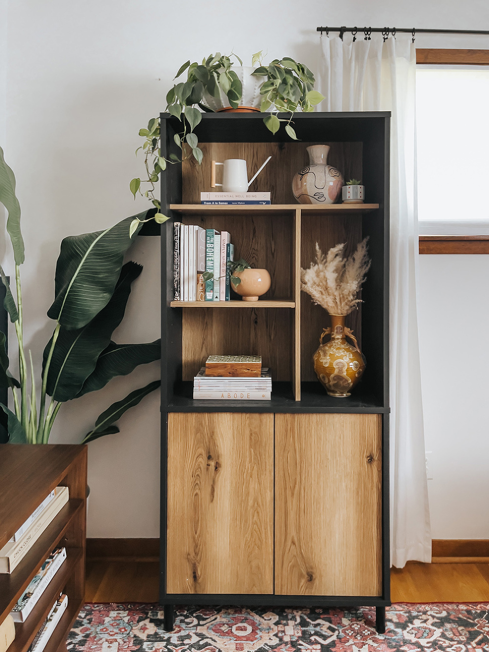 How To Style A Tall Skinny Bookshelf Dream Green DIY