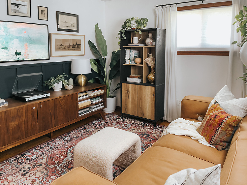 How To Style A Tall Skinny Bookshelf Dream Green DIY