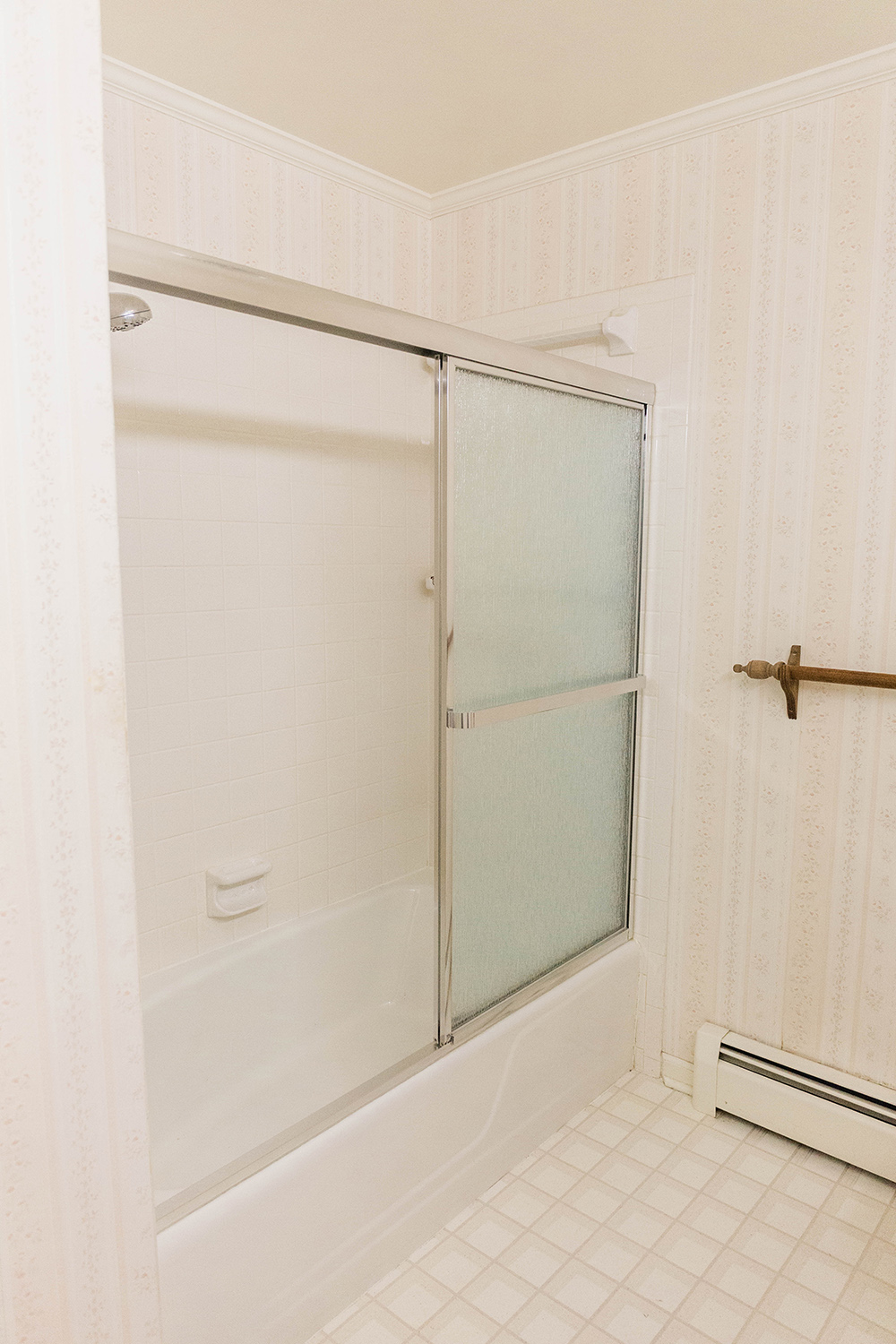 Retro Hall Bathroom Makeover Reveal Dream Green DIY