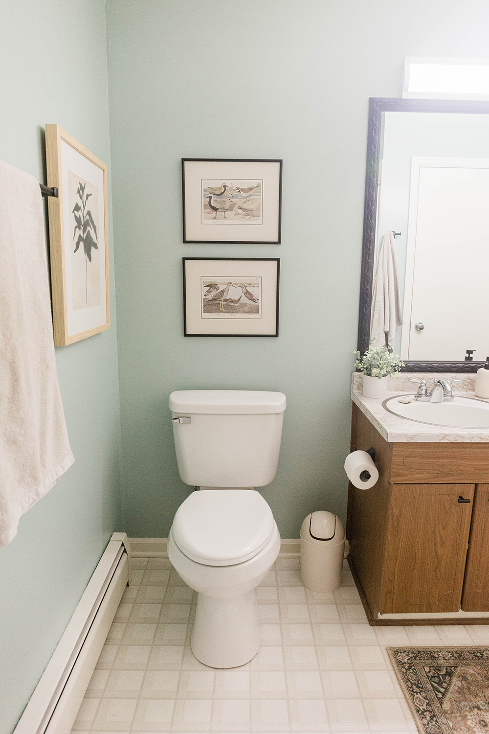 Before/After: Dated Retro Bathroom